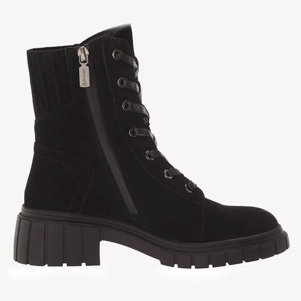 Blondo Women's Promise Waterproof Combat Boot Leather 7.5